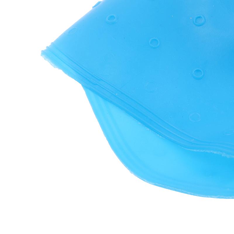 Capuchon de mèches de cheveux en Silicone bleu, avec aiguille, capuchon de coloration, outils de coiffure