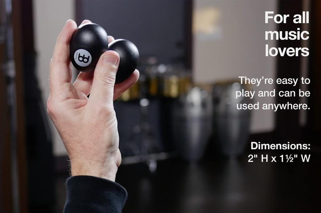 MEINL Percussion Egg Shaker Set ES-SET24-BK (Black, 24 pieces)