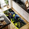 Doctor Valentino Rossi Kitchen Floor Mat Long Strip Mat Antislip Machine Washable Suitable For Bathrooms Laundries Home Decoration Carpets