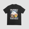 Ik ben Pibble Was Mijn Buik Grappige Pitbull Hondenliefhebber T-shirt