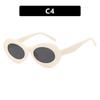 Y2K Vintage Small Oval Sunglasses Women Luxury Brand Designer Black Female Sun Glasses Shades Classic Eyeglasses