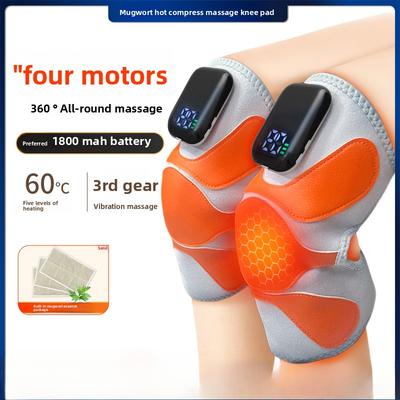 Electric Heating Knee Pads Home Infrared Hot Compress Vibration Knee Massager Intelligent Warm Old Cold Leg Knee Joint Artifact