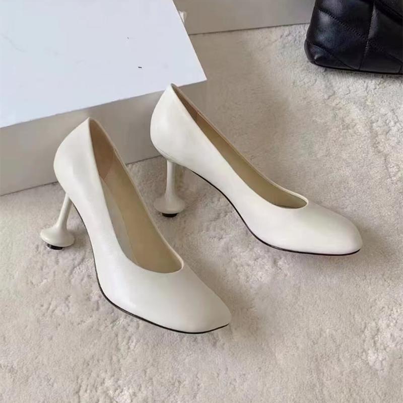 Fashion Star Style Fashion Square Toe Soft Leather Women Pumps Spring Autumn Office Lady Stiletto High Heels Female Party Dress Shoes