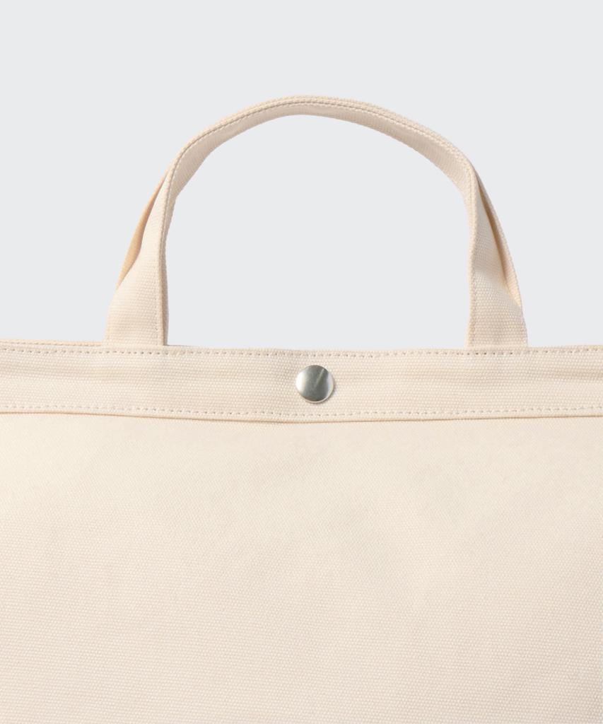 Musinsa Standard Canvas Wide Two-Way Tote Bag [Ivory]