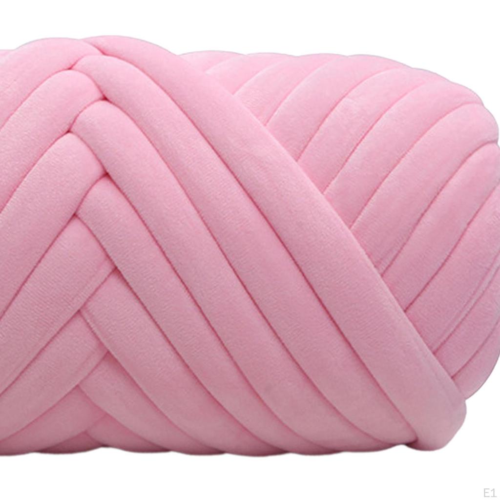 Chunky Yarn Arm Knit Length 43.74Yard Tube Giant Bulky Jumbo Tubular for Rug