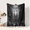 Custom Name Spider-Man Mask Flannel Blanket Throw Blanket Soft Warm Sofa Bed Decor Unique Gift