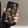 Vintage Book Bookshelf for iPhone Case Apple 11/12/13/14Pro/15/16 Phone Case 78