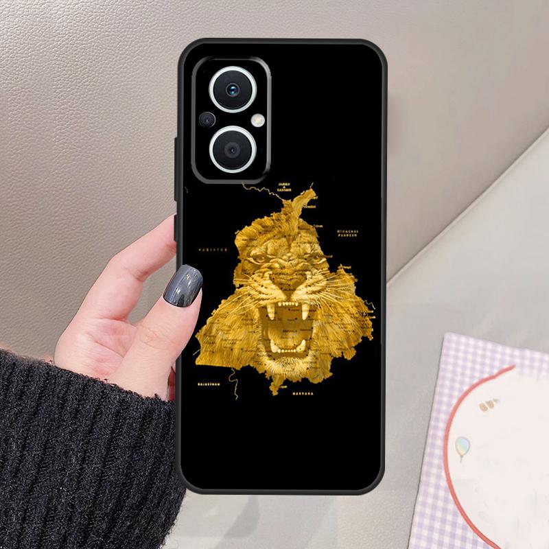 Punjab Map Outline Funda For OPPO Reno 11 12 13 14 Pro 11F 12F 13F 14F 7 8 Lite OPPO Find X9 X6 X5 X8 Pro Case