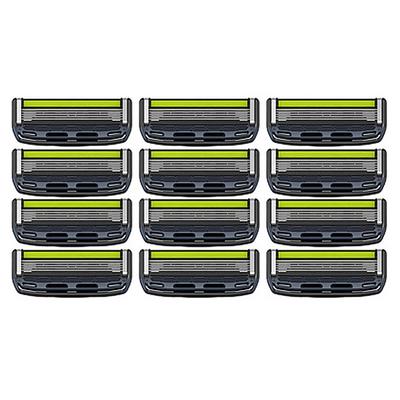 Dorco Face 5 Style Rasierklingen Trimmerfunktion, 12-teilig, 1 Stück