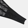 Thin Strap Underwear Women's Glitter Thong Sexy Floral Lace Sheer Breathable Strappy Rhinestone G-String Stretch Panties Romantic