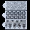 Fais DU Cake Decorating Stencils Mold Floral Kitchen Accessories Plastic Spray Baking Mesh Stencil Cake Molds Cookie Fondant