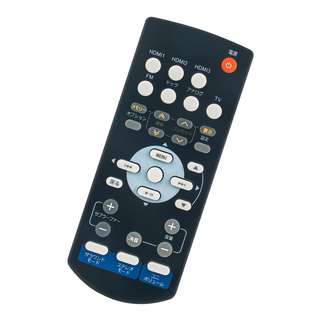 PerFascin Replacement Remote Control for Yamaha FSR31 AV Home Theater (WR87820)