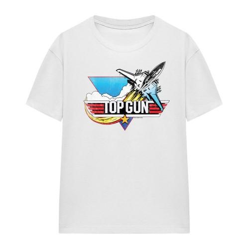 Top Gun Unisex Adult Jet Swoop Logo T-Shirt
