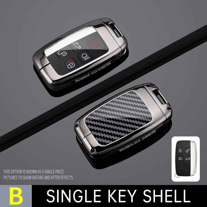 Custodia Portachiavi Auto in Lega di Zinco per Land Rover A9 Range Rover Sport Evoque Freelander Discovery 4 per Jaguar XE XJ XJL XF Accessori