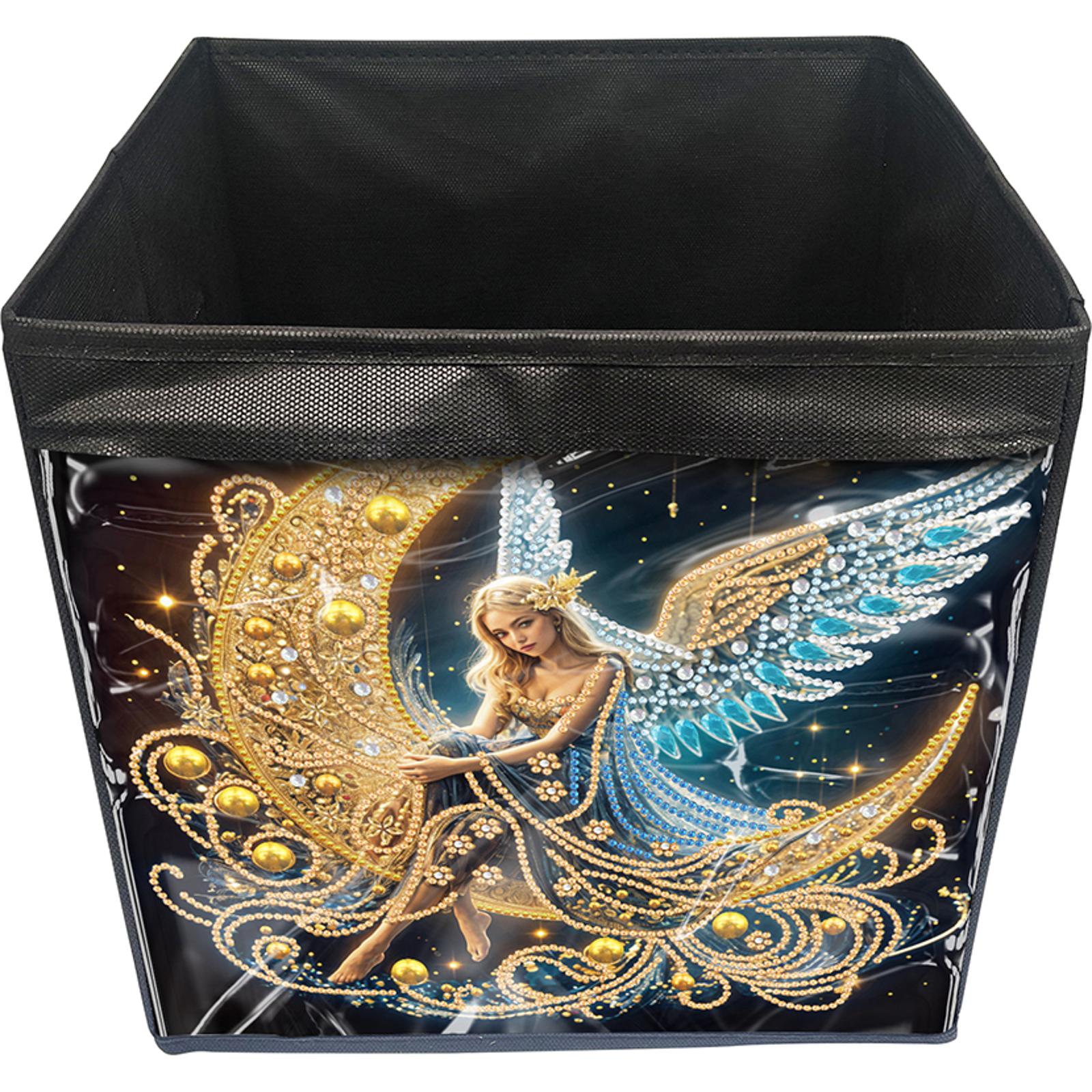 

Diamond Painting Storage Bin Canvas Organizer Box Diamond Painting Kit Diamond Painting Storage Container for Home and Office