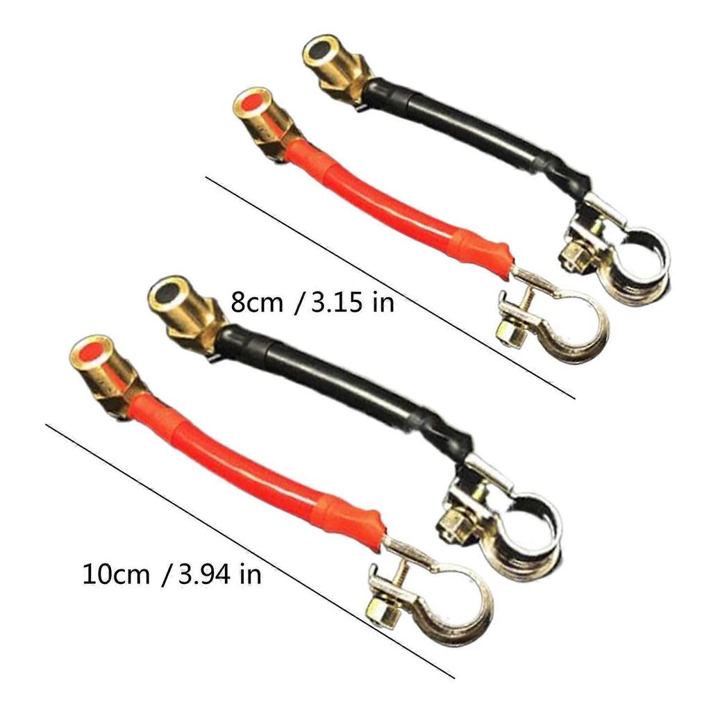 8mm Copper Core Battery Extension Cable With Multiple Vehicle Power Systems Line Length 8cm Less