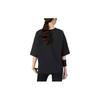 Under Armour Solid Color Crew Neck Loose Fit Short Sleeve Sport T-Shirt Women Tops Black 1376554-001