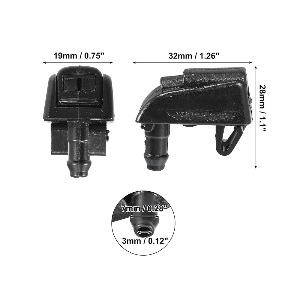 2PCS Front Windshield Washer Nozzles Washer Spray Jet 1Z0955985 for SKODA Kamiq Octavia