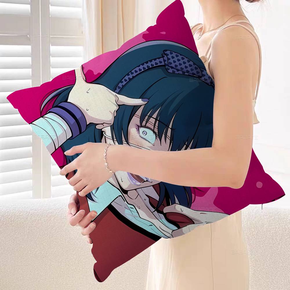 Anime Kakegurui Pillow Cover Sofa Cushion Cover Home Room Decoration Children Gift