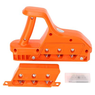 Tagliagesso Veloce con 3 Lame Smussatura 45 60 Gradi Bordatrice per Cartongesso Muro a Secco Legno Tenero