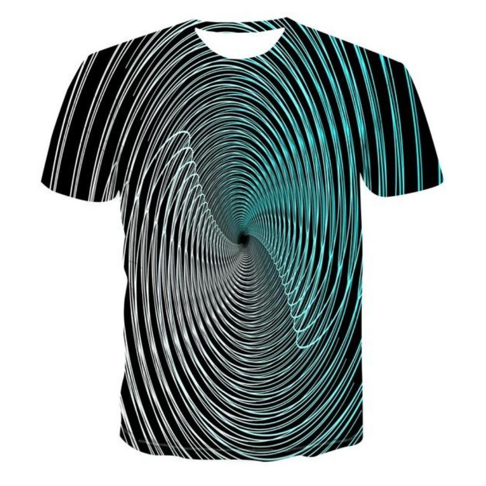 New Summer Men's 3d T-shirt Casual Short-sleeved O-neck Fashion Funny Printing T-shirt Men