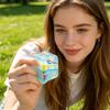 Jouet cube anti-stress Forme glaçon moulé Souple à presser Jouet sensoriel Fidget Matériau durable pour enfants et adultes
