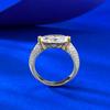 6 * 12Mm Horse Eye White Diamond Electric Gold Ring Ring Ring Wind