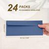 24Pcs 24.1cmx10.5cm Colored Self Seal Letter Size Paper Envelopes #10 Business Envelopes for Business Mailing Wedding Invitation