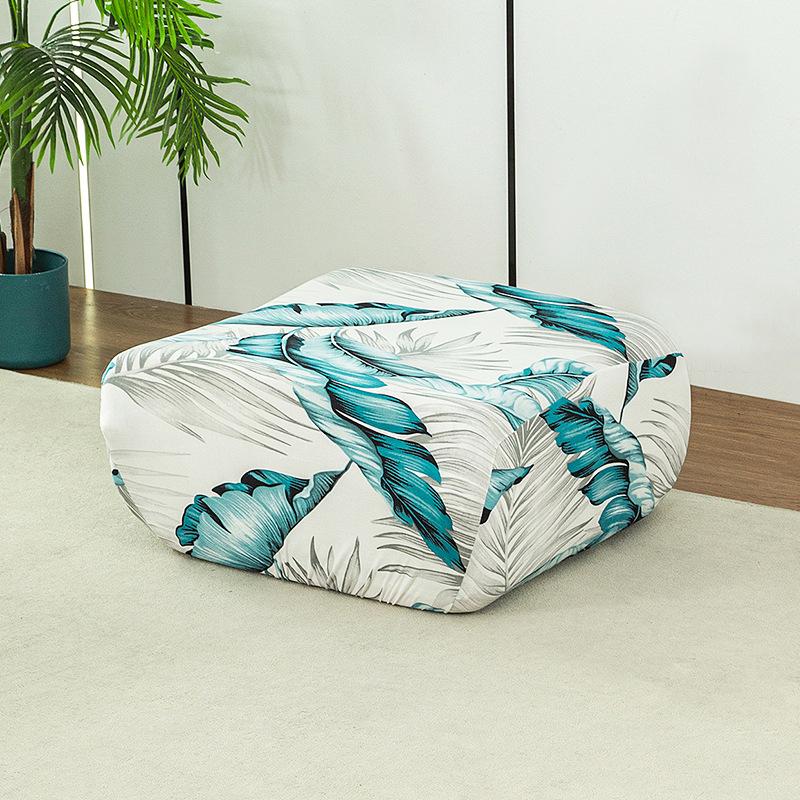1pc Elastic Sofa Cover Footstool Cover Home Living Room Relaxing Sofa Slipcovers Stretch All Inclusive Lounge Couch Protectors