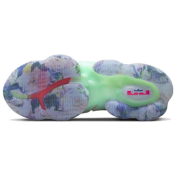 Nike LeBron 19 Valentines Day Men Sneakers White Multi-Color DH8459-900