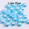 234568101214 Mm Ab Color Imitation Pearls Craft Half Round Flatback Beads For Jewelry Making Nail Diy Decoration