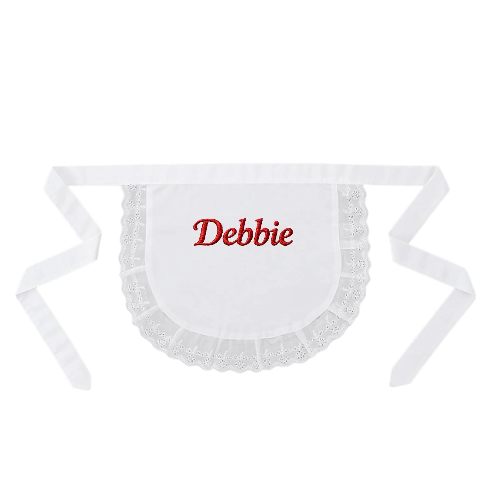 Personalized Aprons, Multiple Styles Of Half,length Aprons Available. One Size