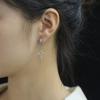 Rockyu Earrings for Women and Dangling Star Set for Both Stainless Steel Fashion Accessories Men, Hoop, Earrings, Stylish, Star, Earrings, Stylish,