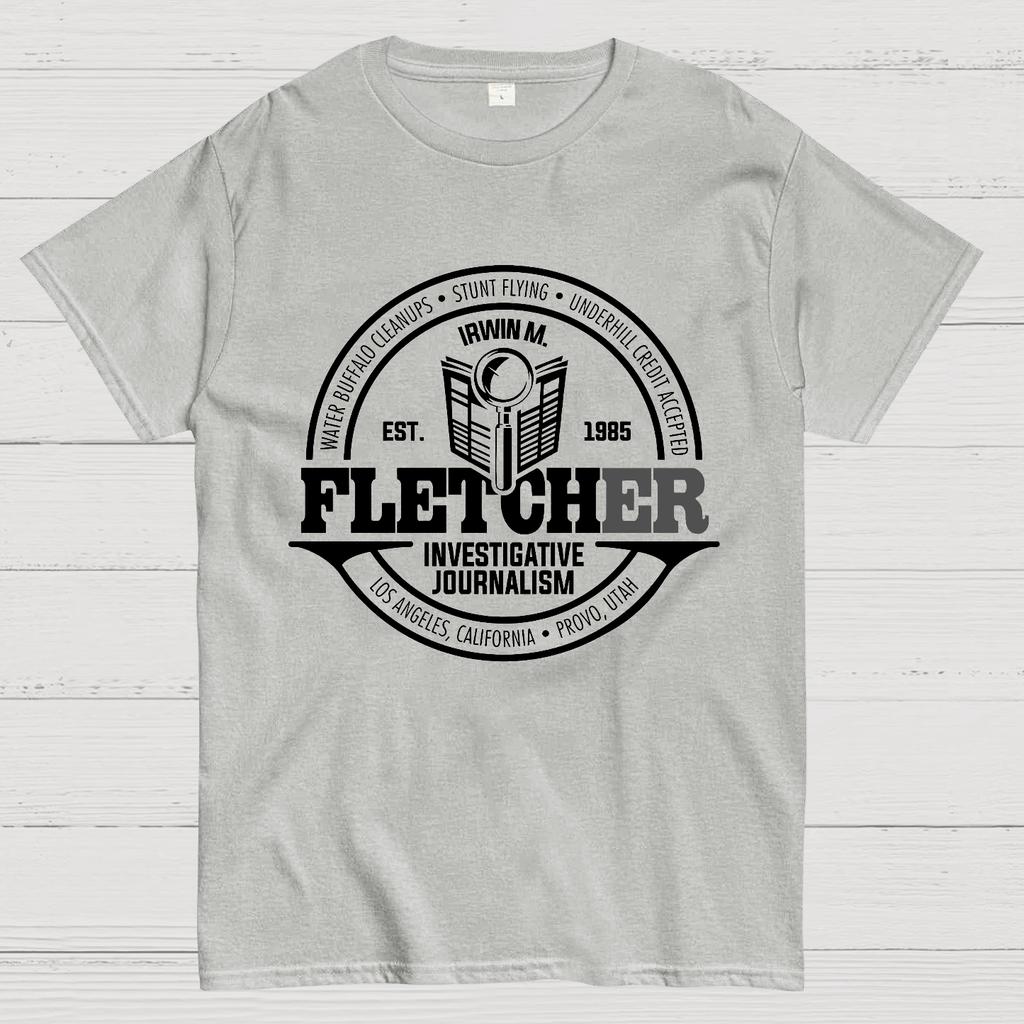Fletch Investigations Cotton Summer Casual Cool Loose T-Shirt