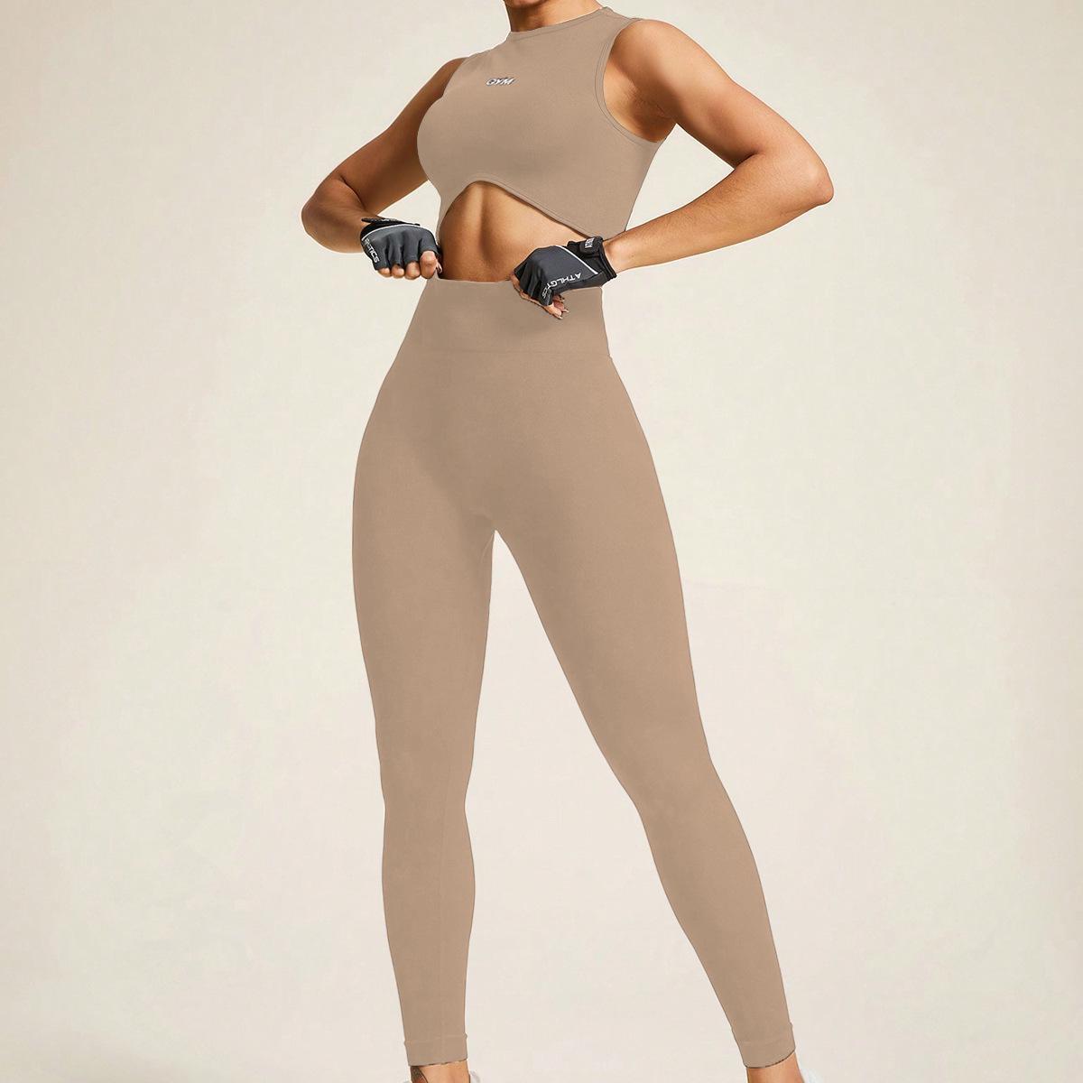 

High Waist Tummy Control Yoga Pants – 2025 Peach Butt Tight Fitness Leggings for Gym, Cycling & Sports Small хакі