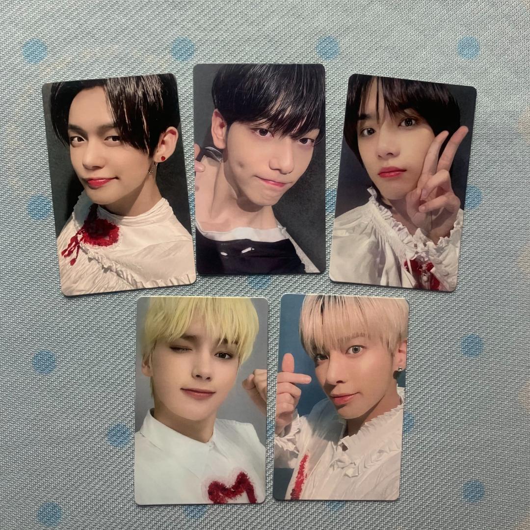 

[USED] TXT Members Only FC Winner 2021 Survey Trading Cards (All 5 Cards)