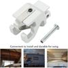 RV Awning Lower Rafter Claw, 2 Pcs RV Awning Rafter Rivet Heavy Duty Satin Aluminum Bracket for RVs Sunchaser II Awning