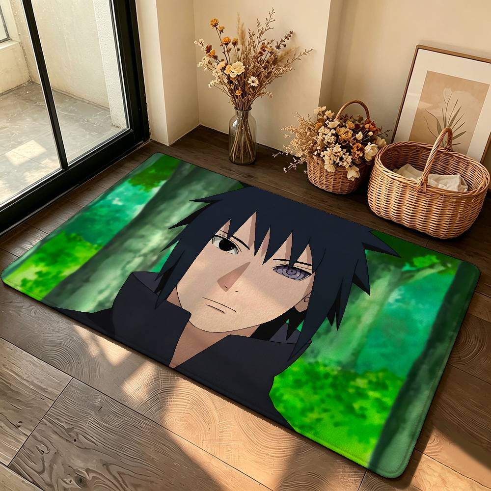 Anime N-Naruto-S Carpet Bathroom Anti-slip Mat Door Mat Home Decoration Mat Entrance Door Mat Scratch-resistant Door Mat