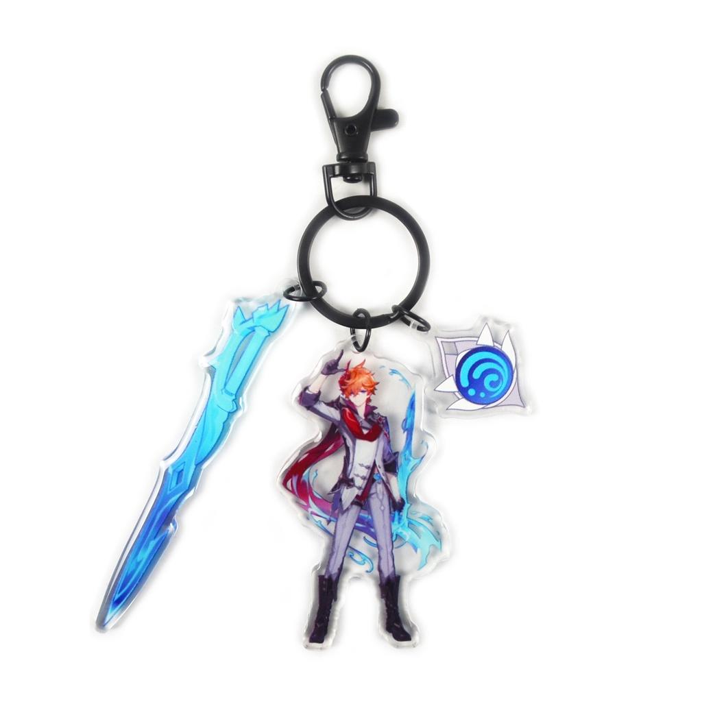 Genshin Barbatos Impact Keychain Game Figure Pendant Ornament Gifts Birthday