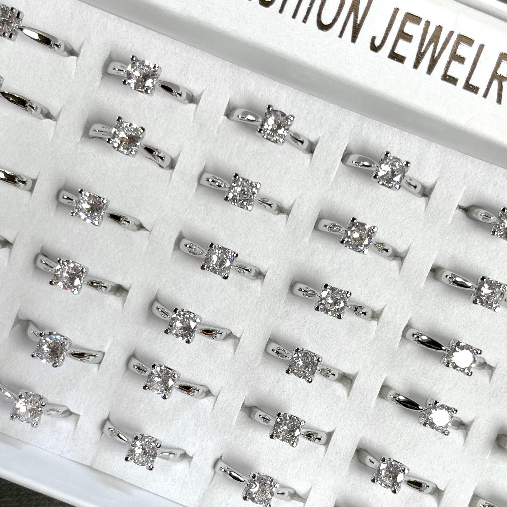 36Pcs Adjustable Hollow Geometric Ring - Women s Simple and Fashionable Finger Ring