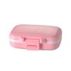 Compact 3-Grid Medicine Organizer: Portable, Multi-functional Pill Storage Box