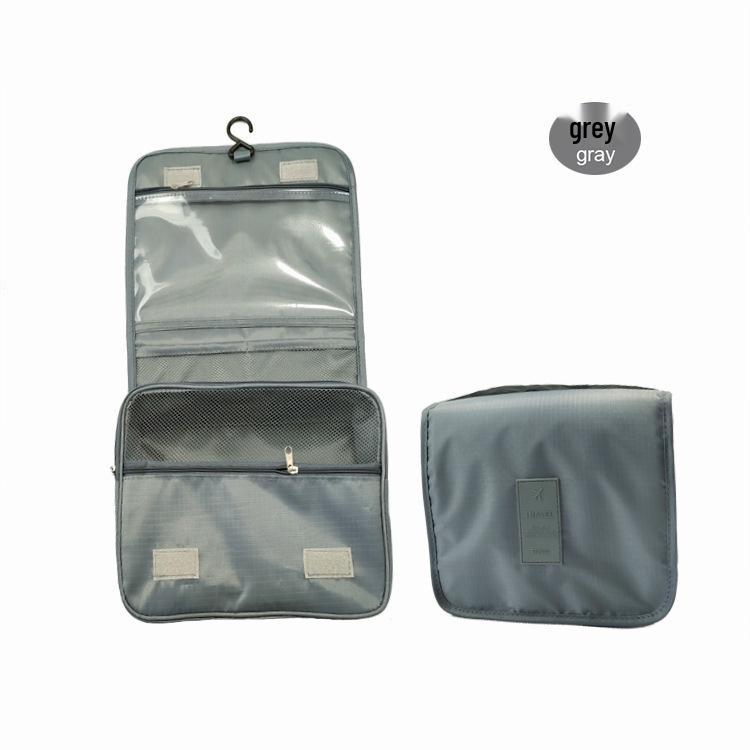 Foldable Women's Travel Wash Bag with Hanging Hook