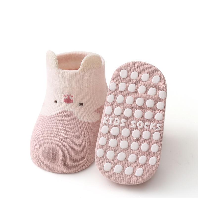 Kids Floor Socks For Boys Girls Four Seasons Children's Girl Boy Cotton Socks Anti-slip Cute Cartoon Infant Toddler Short Sock
