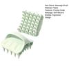 Brosse de Massage pour Shampooing Poils Doux en Silicone Soulage le Mal de Tête Pellicules Brosse de Lavage des Cheveux Outil de Massage Capillaire
