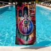 Club Deportivo Guadalajara Print Beach Towel Design, Soft, Lightweight. for Home Bathroom, Spa, Pool, Yoga, Surfing, Camping, Gift for Family, Friend