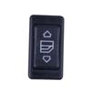6 Pin Car Glass Lifter Switch Electric Power Switch Button With Green 12V 24V 10A Car Electric-Window Switch Accessories Parts
