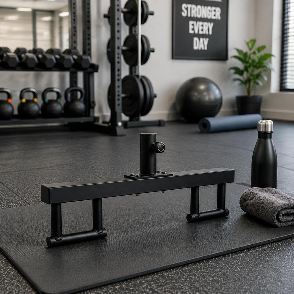Mid-Section Training Bar Stable Base Upper-Body Press Handles Ergonomic Design