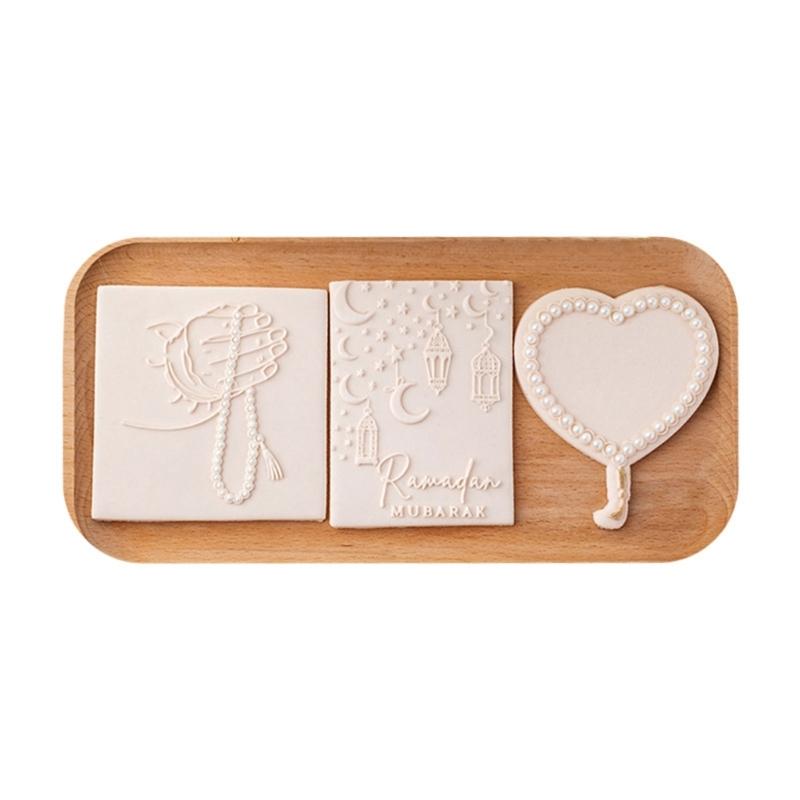 Plastic Biscuit Molds Cookie Stamp Tower Moon Pattern Cookie Cutter DIY Fondants Cake Molds Kitchen Pastries Bakewares