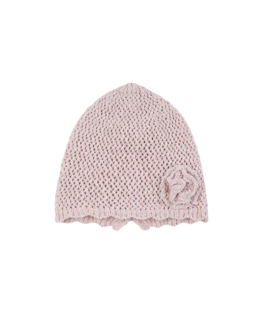Mellotoli Rosé Crochet Knit Beanie (2 Colors)
