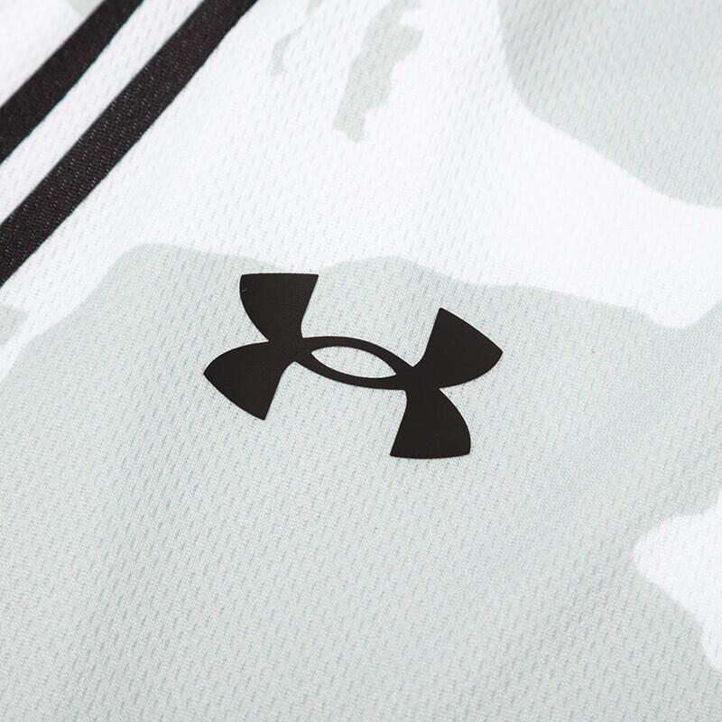 Under Armour Logo Print Breathable Short Sleeve T-Shirt Camouflage Pattern Knitted Shorts Casual Sports Set Men Sets 21500531-100+24500210-100